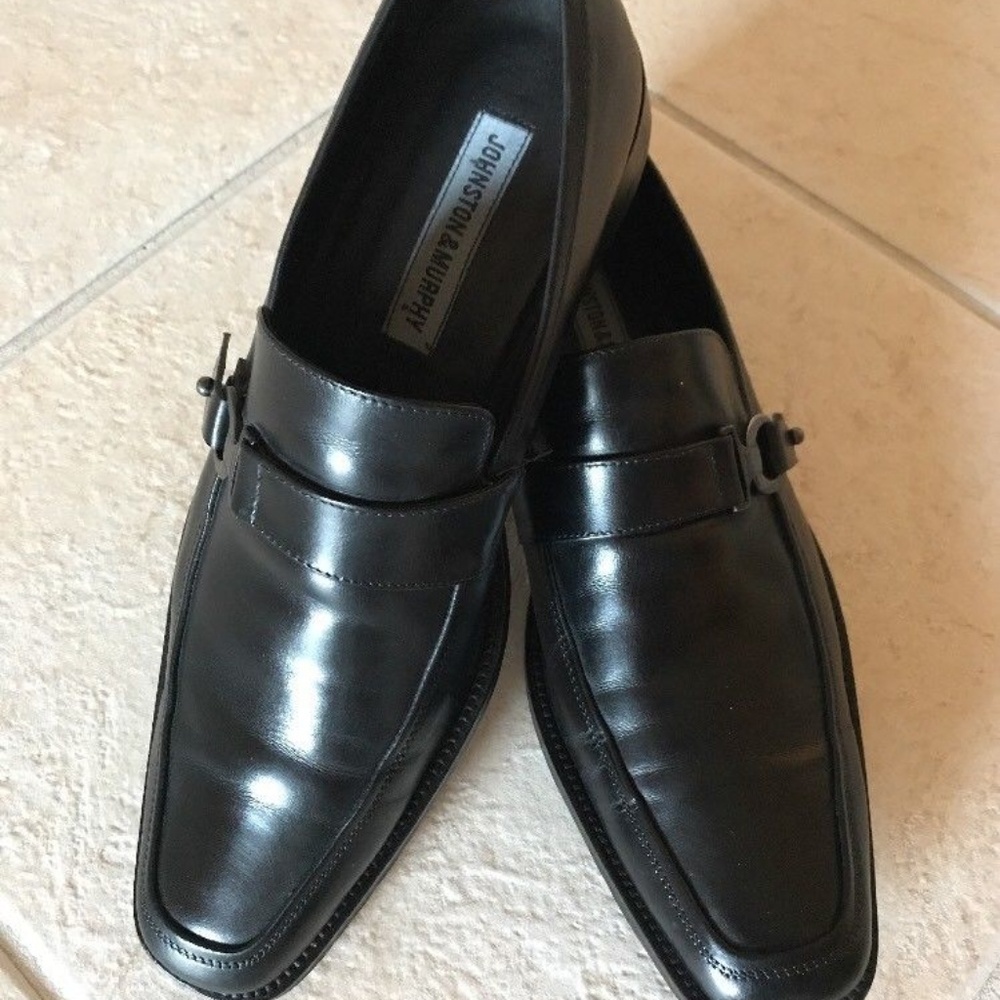 Johnston Murphy Men Leather Shoes 9.5 NOT FOR SALE